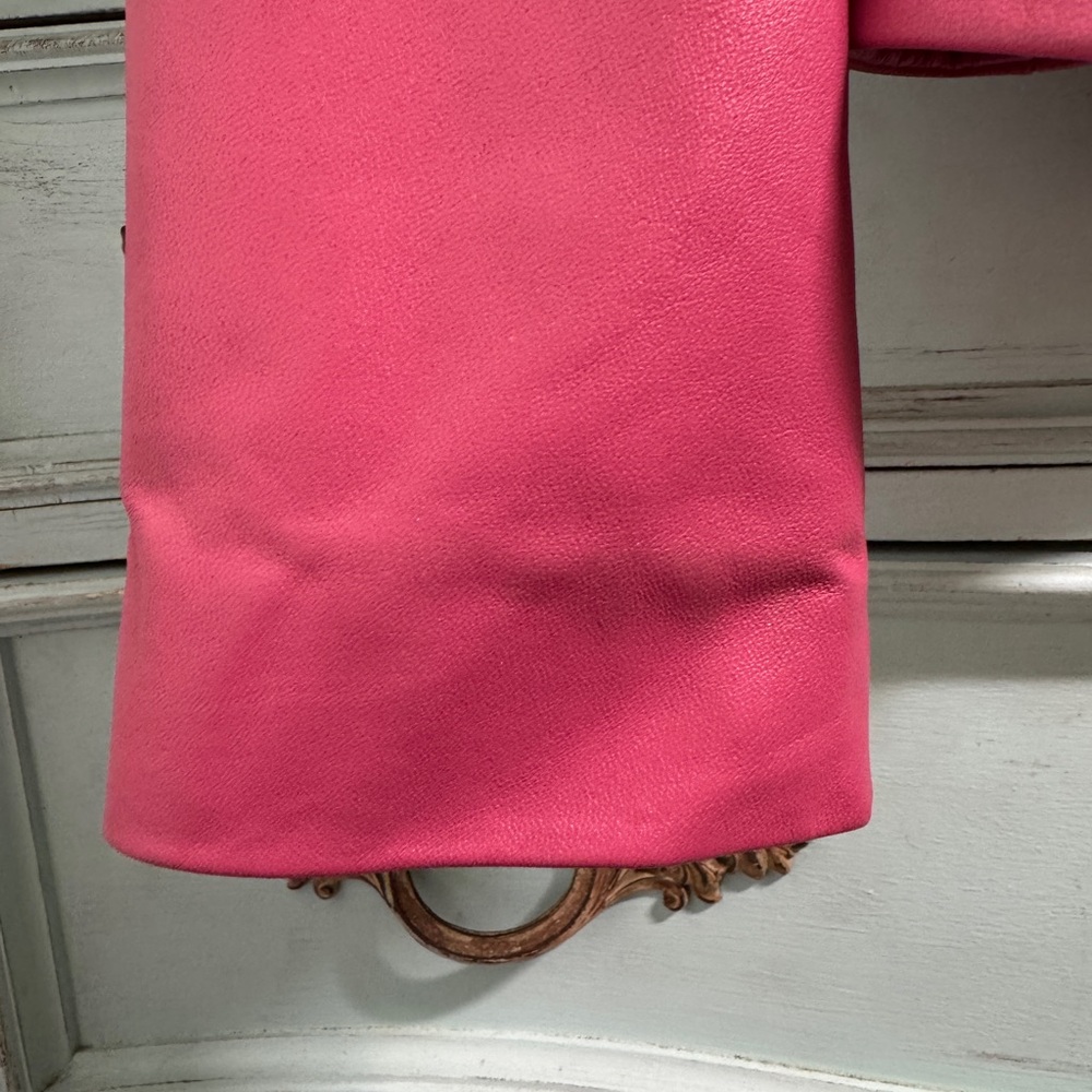 Valerie Stevens Vibrant Pink Leather Jacket - Picture 4 of 15